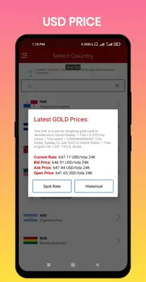 World Gold Prices android App screenshot 4